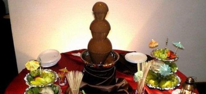 Affärsidé: chokladfontäner är det bästa sättet att utöka verksamheten för restauranger och semesterbyråer